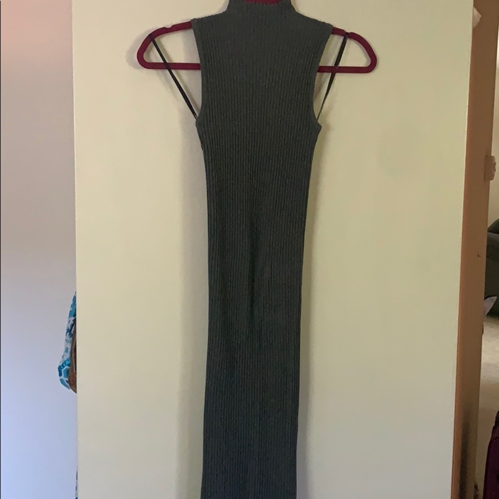 Mockneck sweater dress